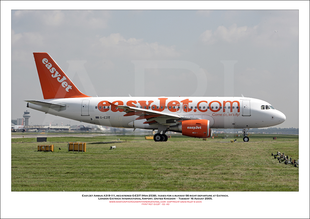 G-EZIT - easyJet Airbus A319-111 (Msn 2538) - 02