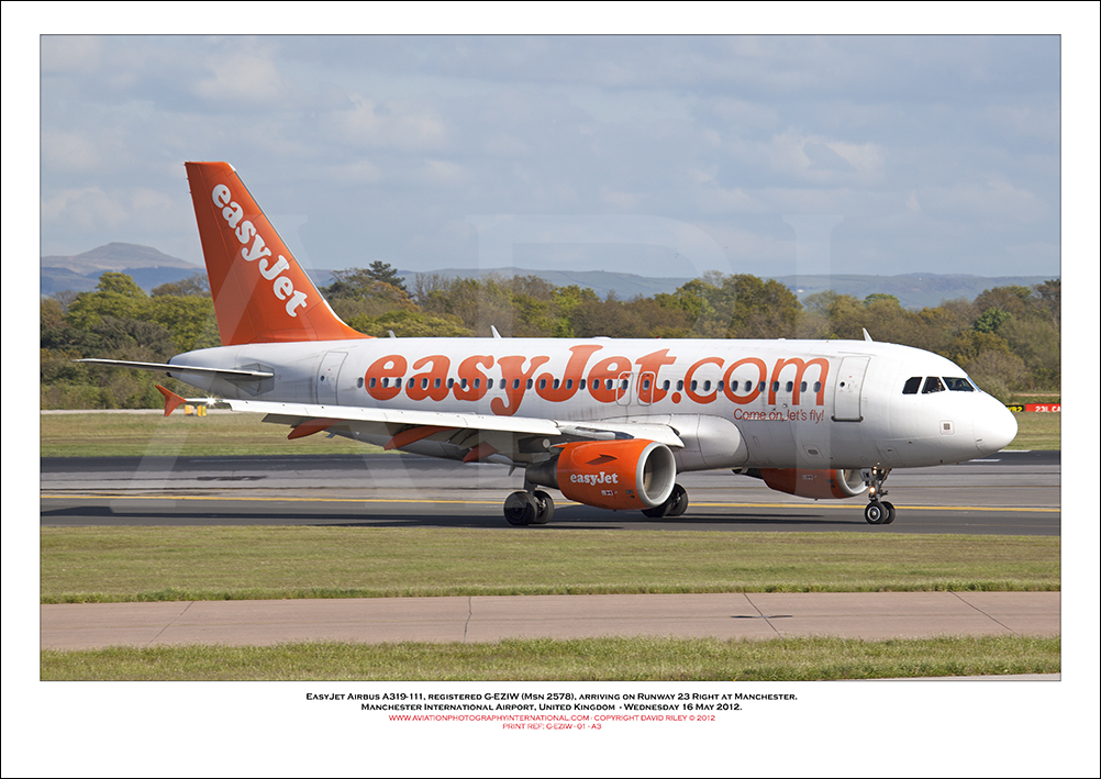 G-EZIW - easyJet Airbus A319-111 (Msn 2578) - 01
