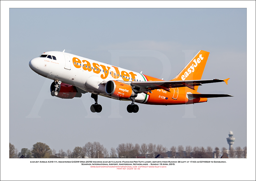 G-EZIW - easyJet Airbus A319-111 (Msn 2578) - 02