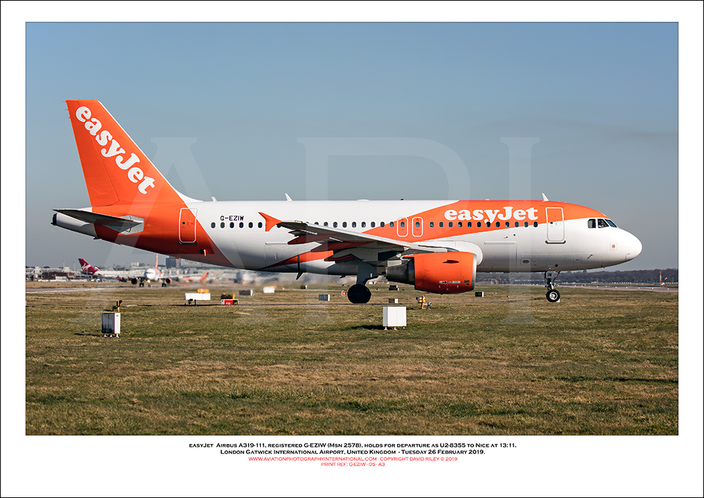 G-EZIW - easyJet Airbus A319-111 (Msn 2578) - 05