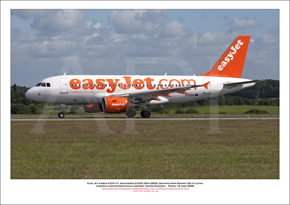 G-EZIX - easyJet Airbus A319-111 (Msn 2605) - 02