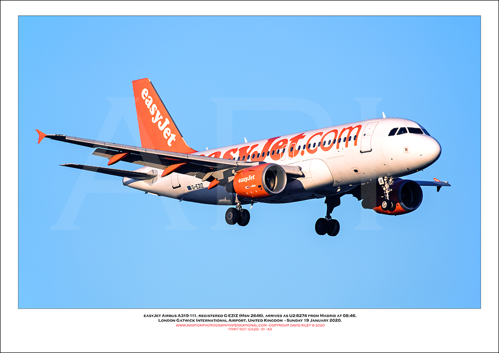 G-EZIZ - easyJet Airbus A319-111 (Msn 2646) - 01