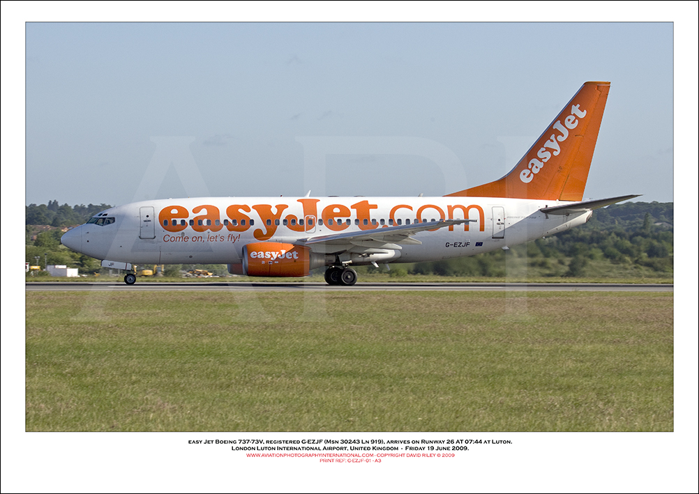 G-EZJF - easyJet Boeing 737-73V (Msn 30243 Ln 919) - 02