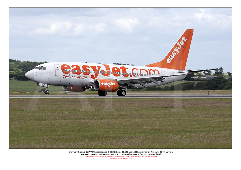 G-EZKG - easyJet Boeing 737-73V (Msn 32428 Ln 1495) - 01