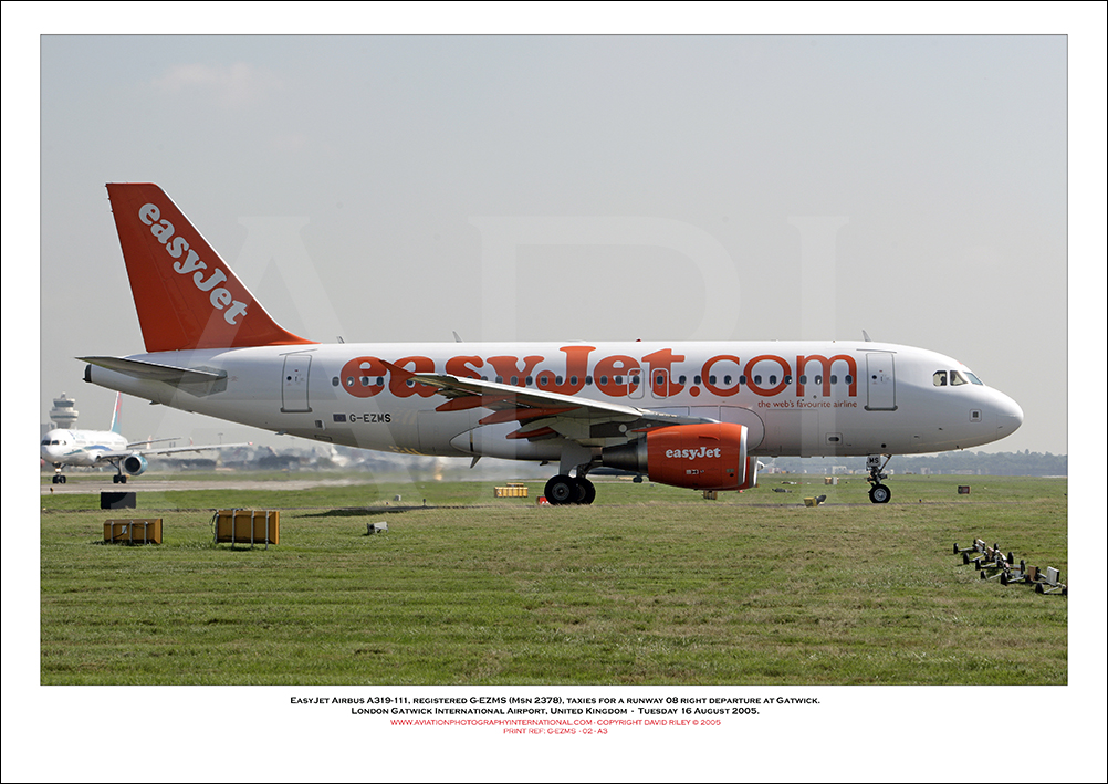 G-EZMS - easyJet Airbus A319-111 (Msn 2378) - 01