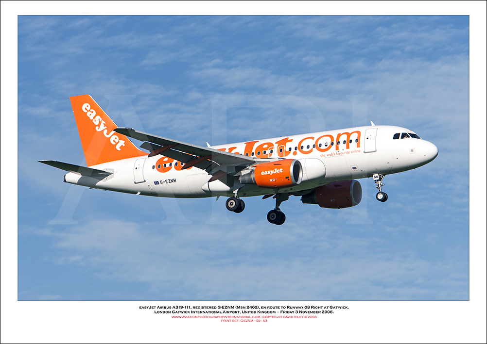 G-EZNM - easyJet Airbus A319-111 (Msn 2402) - 02