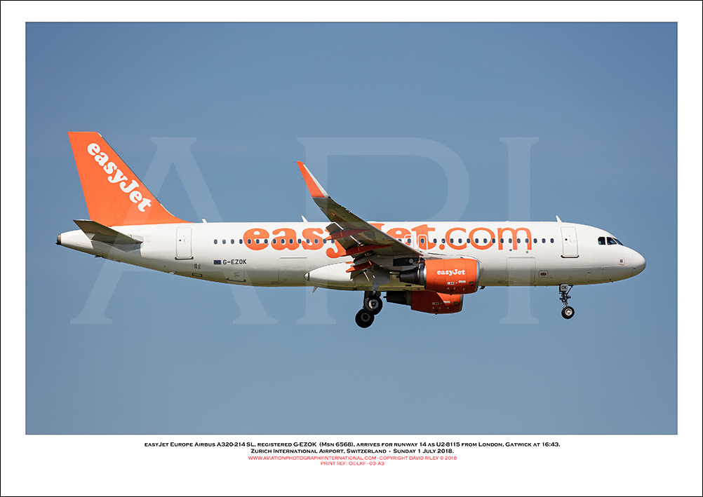 G-EZOK - easyJet Airbus A320-214 SL (Msn 6568) - 01