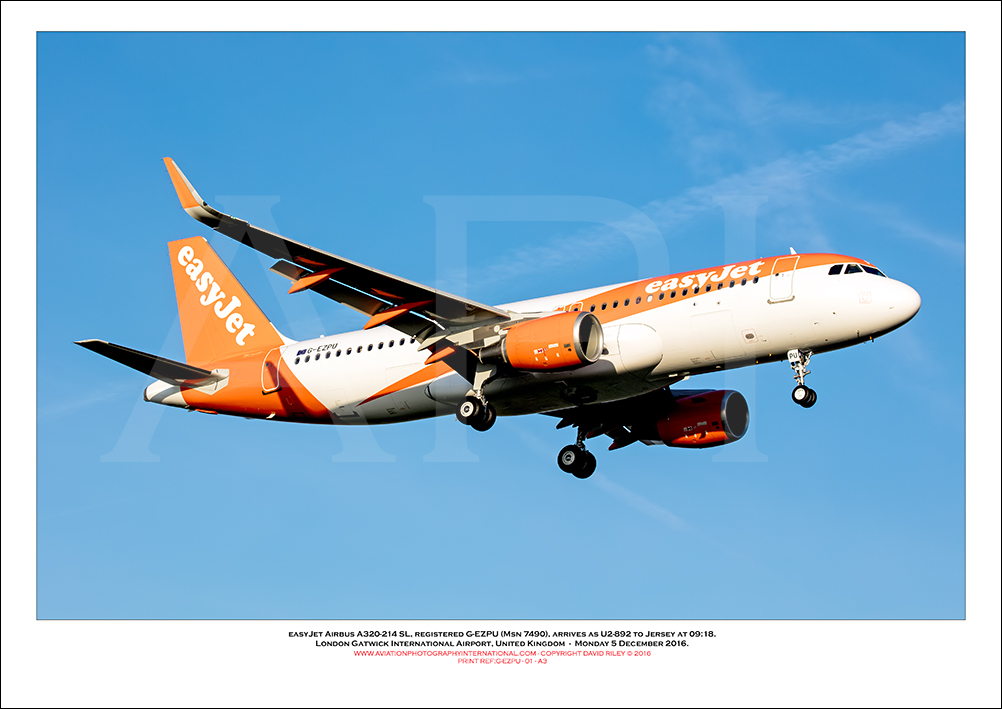 G-EZPU - easyJet Airbus A320-214 SL (Msn 7490) - 01