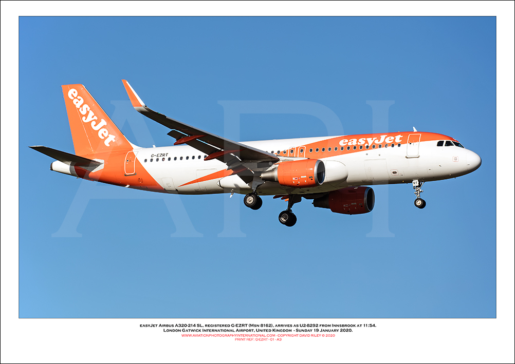G-EZRT - easyJet Airbus A320-214 SL (Msn 8162) - 01