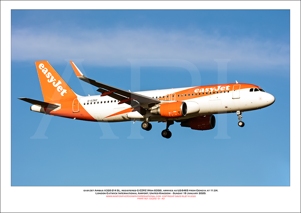 G-EZRZ - easyJet Airbus A320-214 SL (Msn 8358) - 02