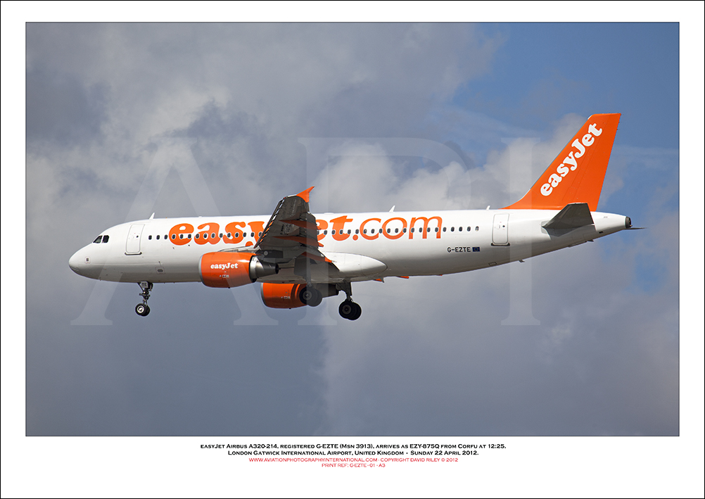 G-EZTE - easyJet Airbus A320-214 (Msn 3913) - 01