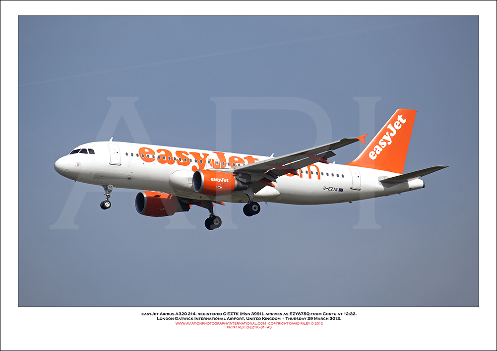 G-EZTK - easyJet Airbus A320-214 (Msn 3991) - 01