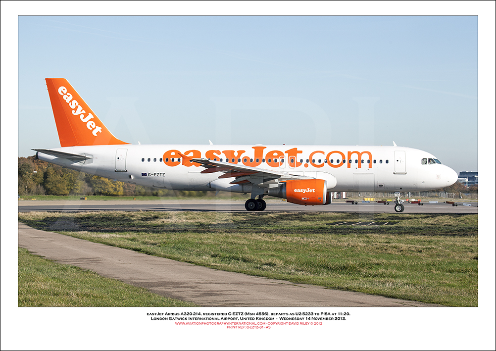 G-EZTZ - easyJet Airbus A320-214 (Msn 4556) - 01