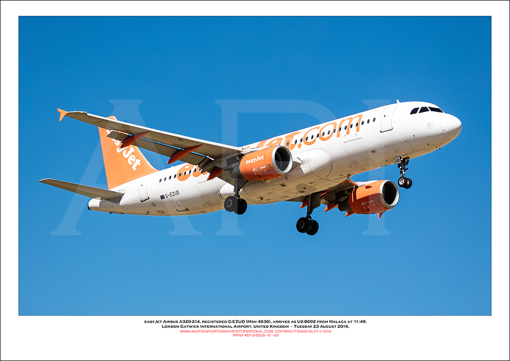 G-EZUD - easyJet Airbus A320-214 (Msn 4636) - 01