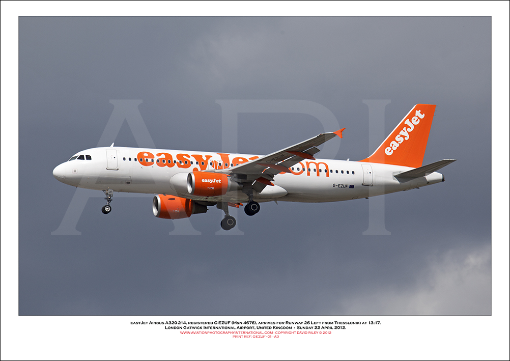 G-EZUF - easyJet Airbus A320-214 (Msn 4676) - 01