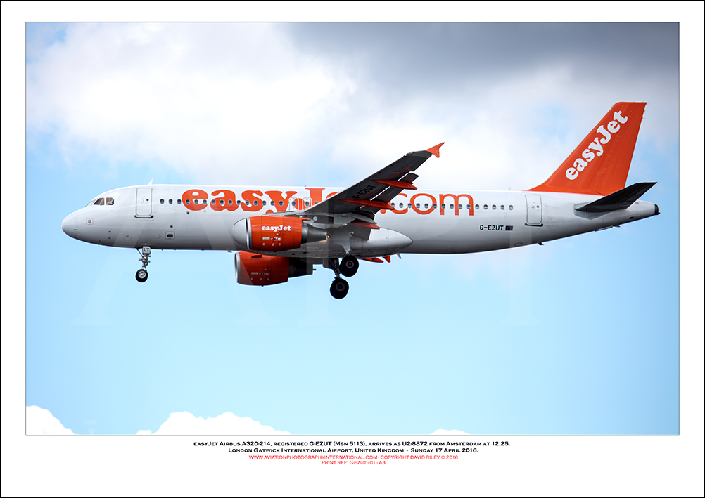 G-EZUT - easyJet Airbus A320-214 (Msn 5113) - 01