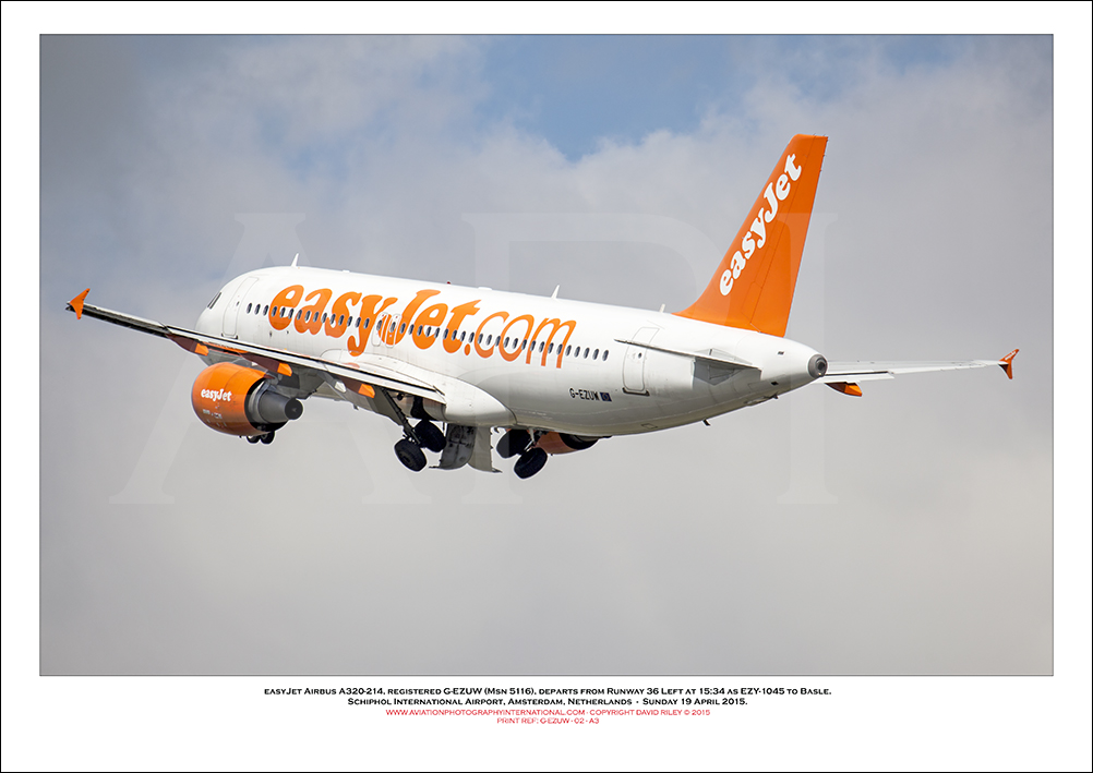 G-EZUW - easyJet Airbus A320-214 (Msn 5116) - 02