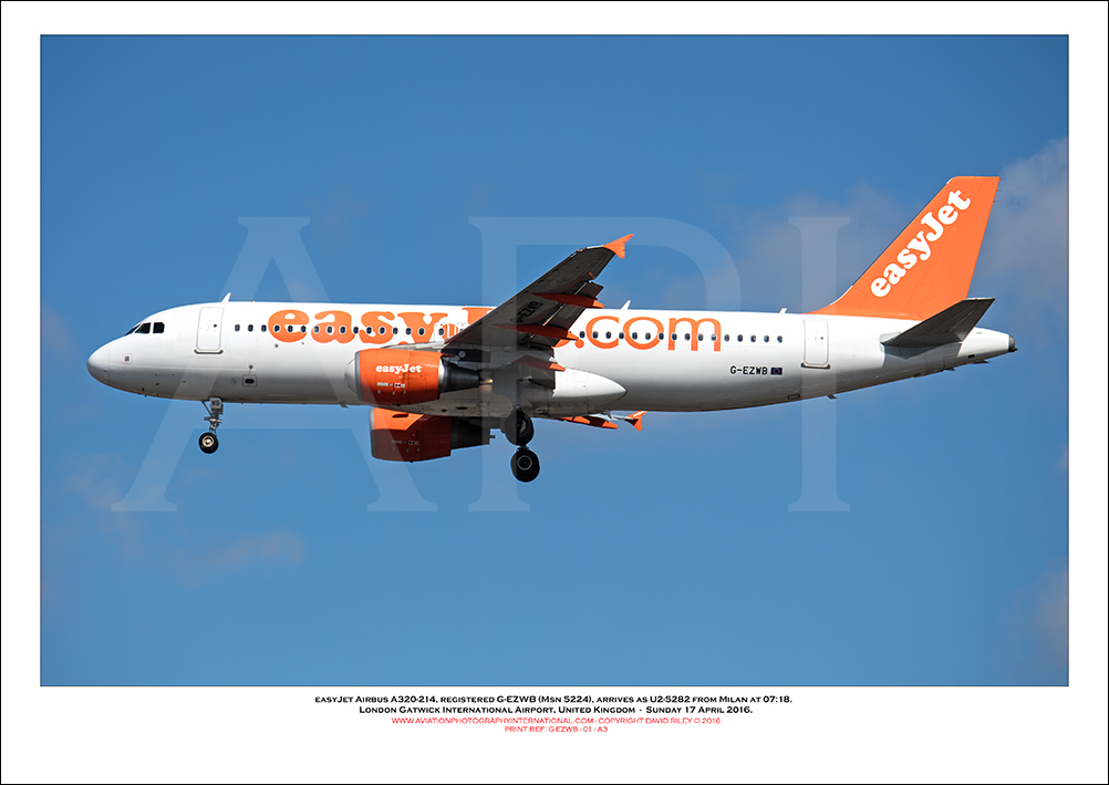 G-EZWB - easyJet Airbus A320-214 (Msn 5224) - 01