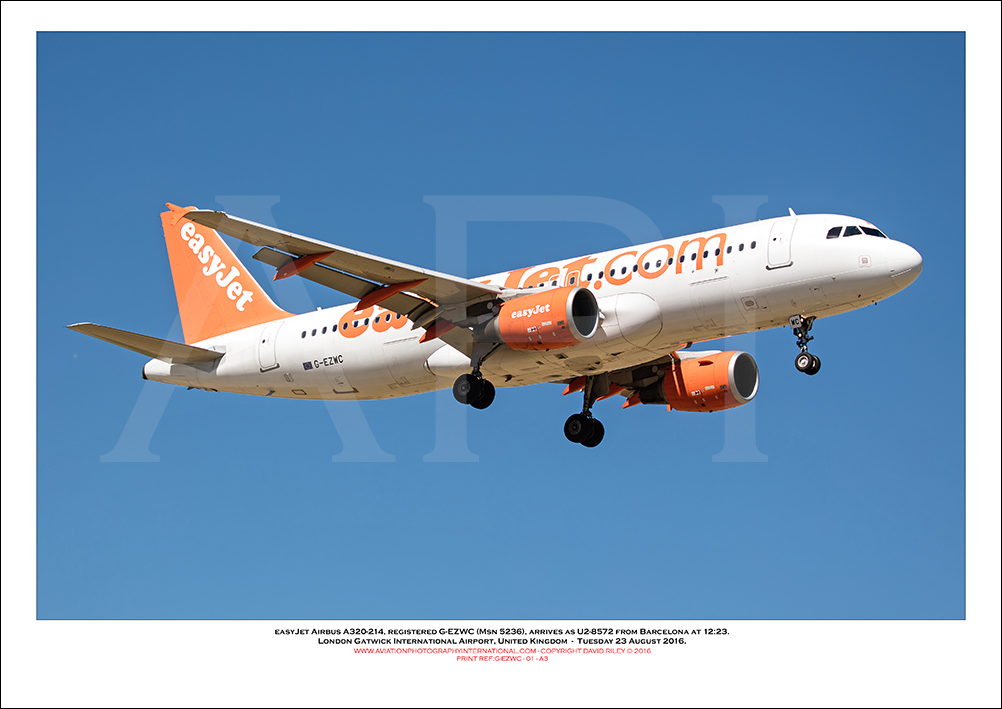 G-EZWC - easyJet Airbus A320-214 (Msn 5236) - 01