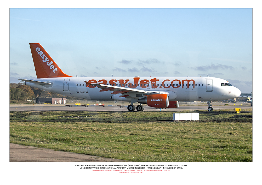 G-EZWF - easyJet Airbus A320-214 (Msn 5319) - 01