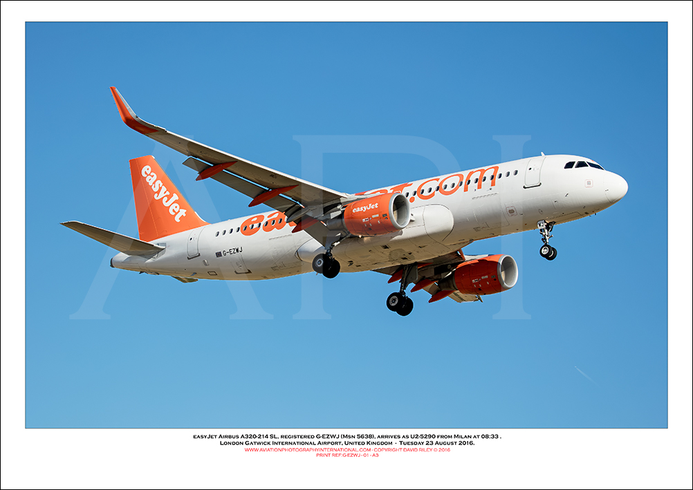 G-EZWJ - easyJet Airbus A320-214 SL (Msn 5638) - 01