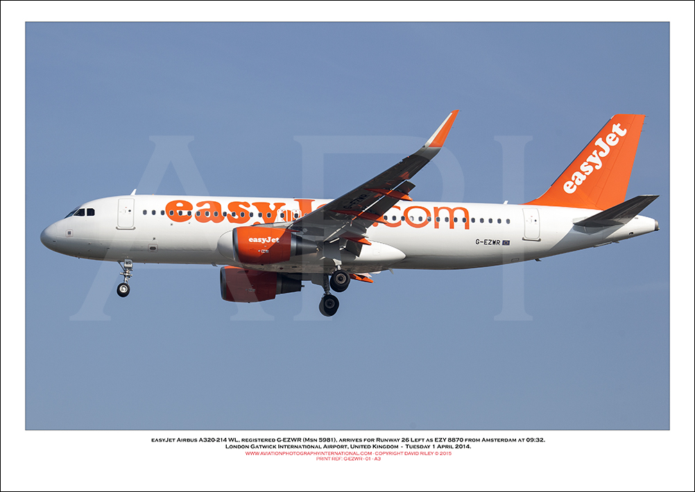 G-EZWR - easyJet Airbus A320-214 SL (Msn 5981) - 01