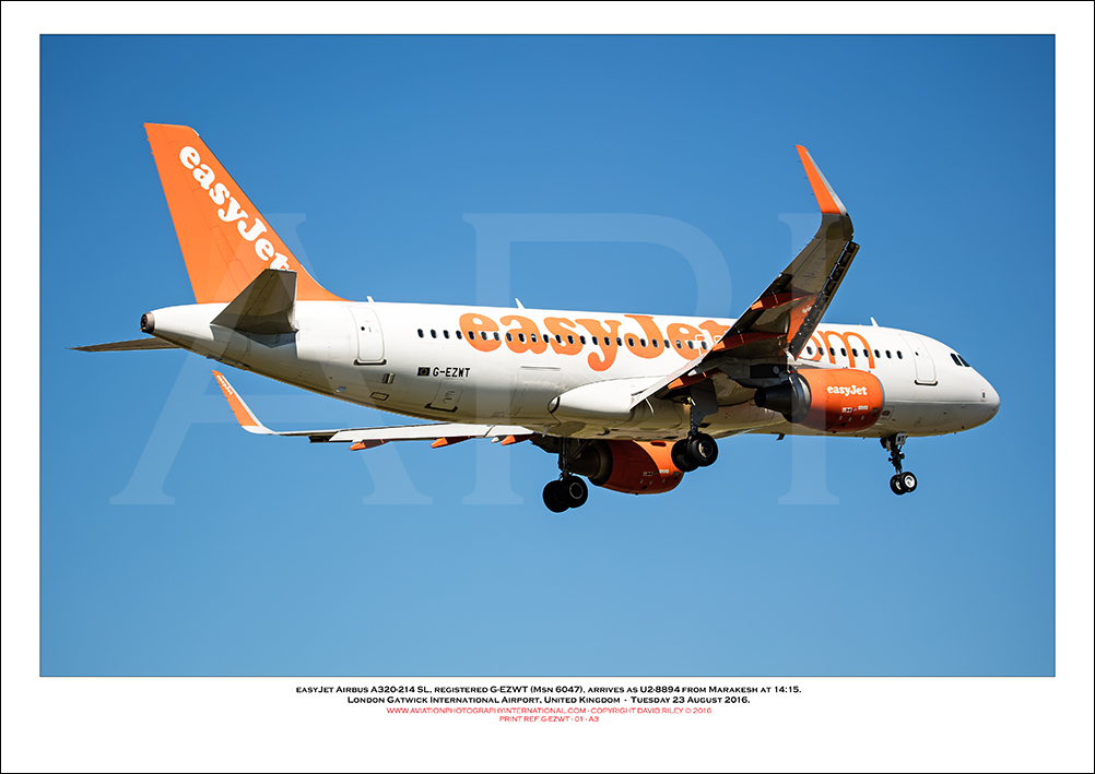 G-EZWT - easyJet Airbus A320-214 SL (Msn 6047) - 01