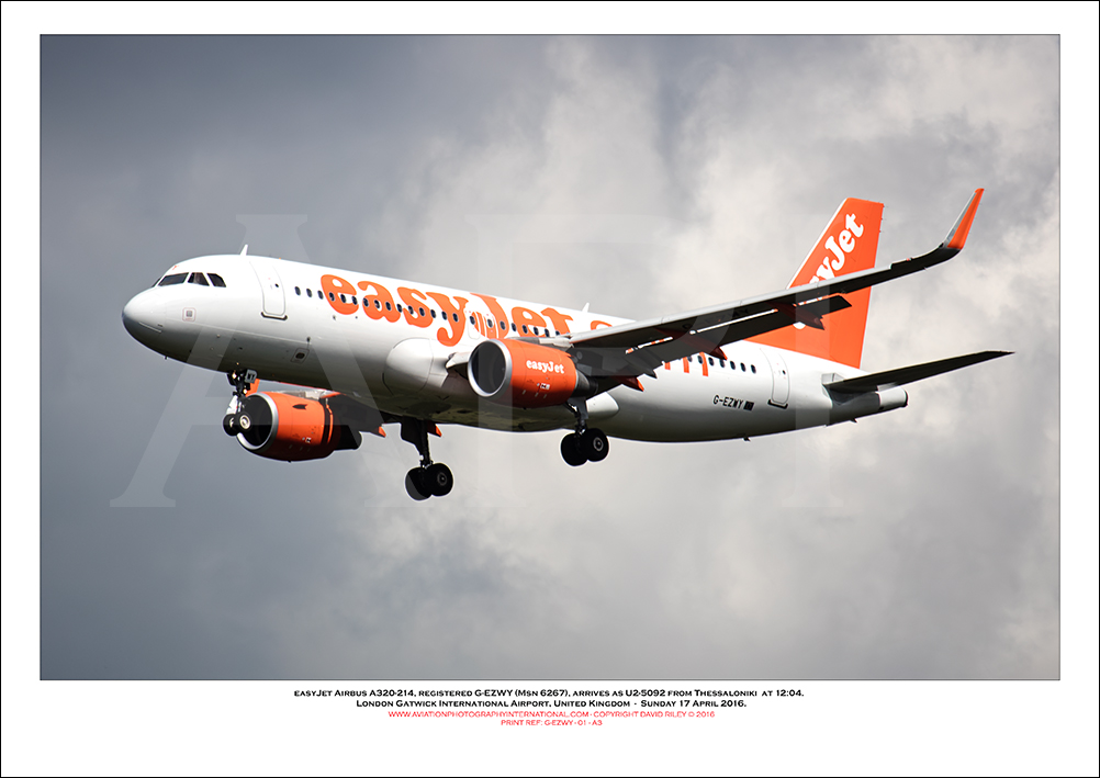 G-EZWY - easyJet Airbus A320-214 SL (Msn 6267) - 01