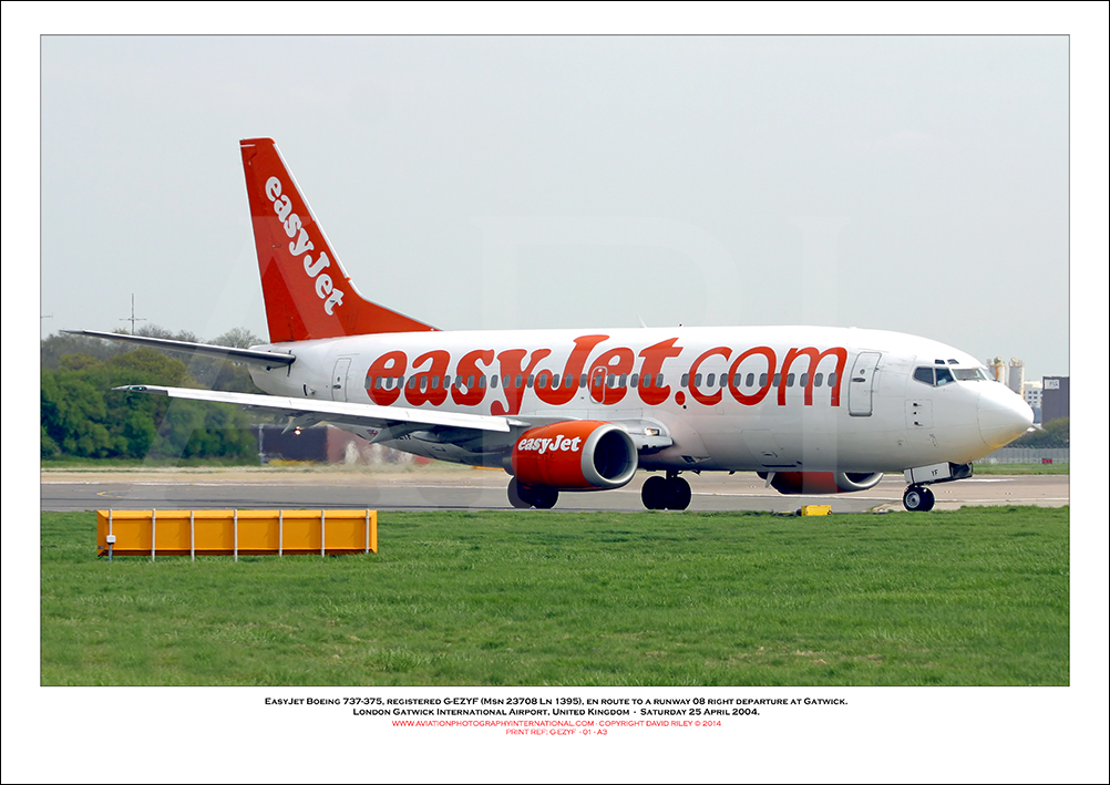 G-EZYF - easyJet Boeing 737-375 (Msn 23708 Ln 672) - 01