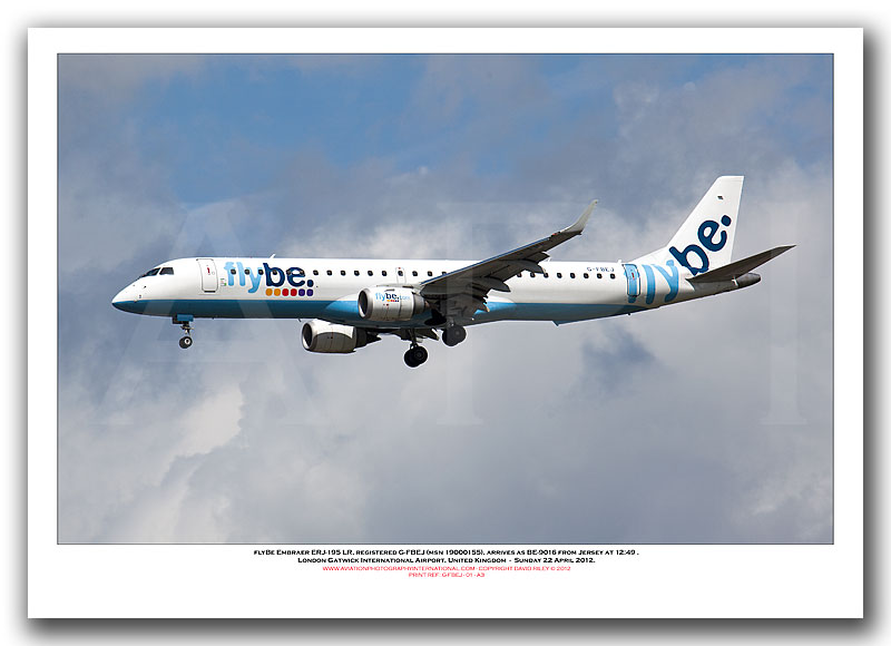 G-FBEJ - Flybe Embraer ERJ-195LR  (Msn 19000155) - 01