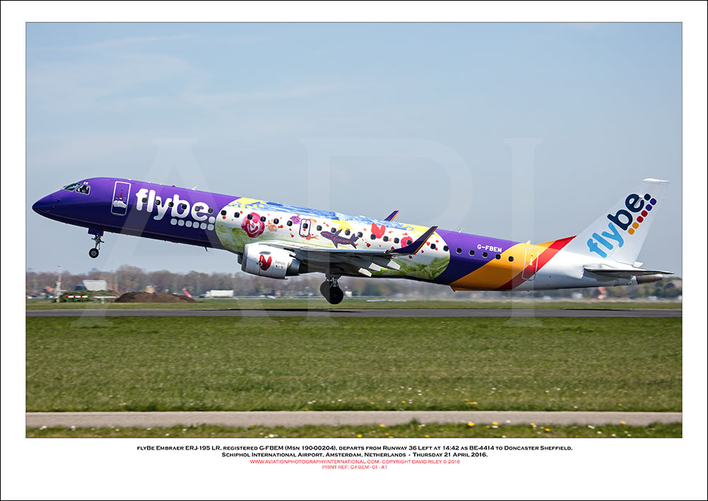 G-FBEM - Flybe Embraer ERJ-195LR  (Msn 19000204) - 01