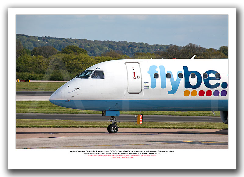 G-FBEN - Flybe Embraer ERJ-195LR  (Msn 19000213) - 01
