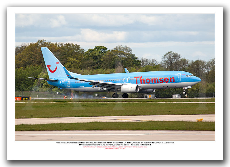 G-FDZX - Thomson Airways Boeing 737-8K5 WL (Msn 37258 Ln 3655) - 02