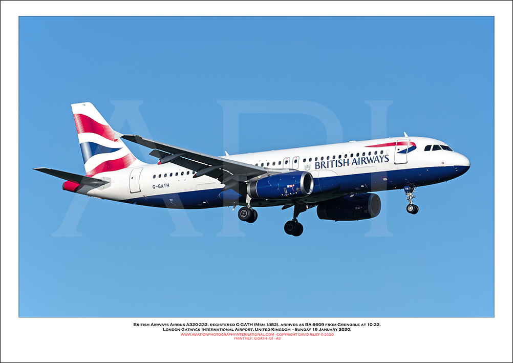 G-GATH - British Airways Airbus A320-232 (Msn 1482) - 01