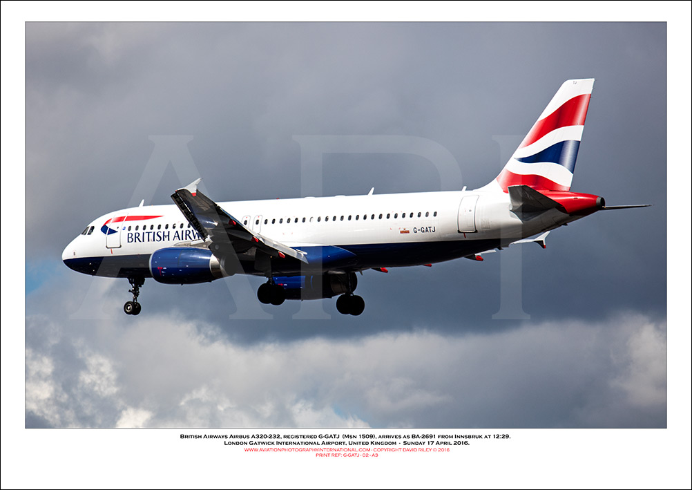 G-GATJ - British Airways Airbus A320-232 (Msn 1509) - 02