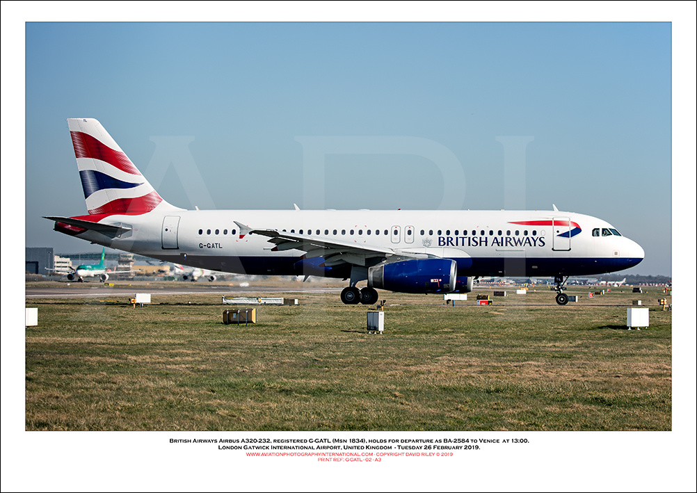 G-GATL - British Airways Airbus A320-232 (Msn 1834) - 02