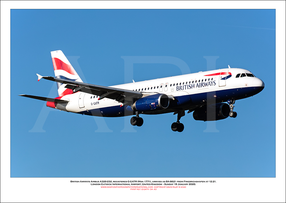 G-GATR - British Airways Airbus A320-232 (Msn 1771) - 04