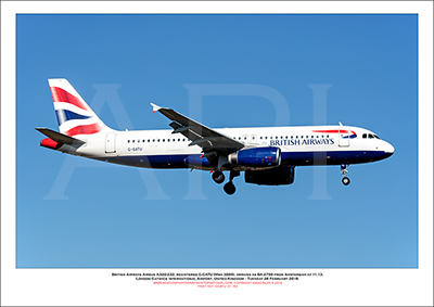 G-GATU - British Airways Airbus A320-232 (Msn 3089) - 01