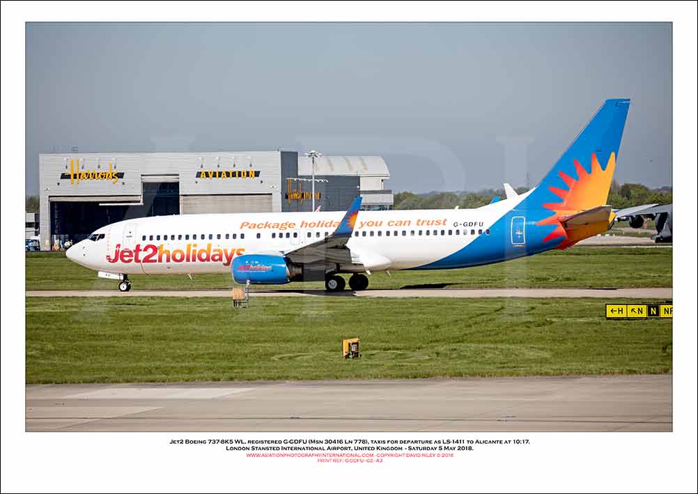 G-GDFU -  Jet2 Boeing  737-8K5 WL (Msn 30416 Ln 778) - 02