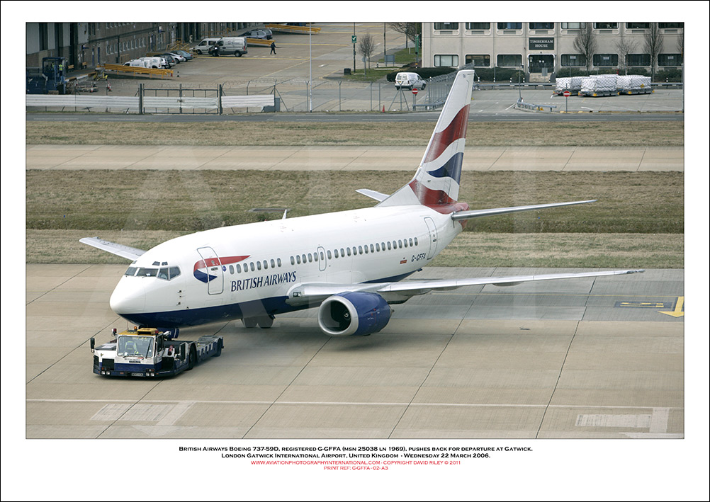 G-GFFA - British Airways Boeing 737-59D (Msn 25038 ln 1969) - 02