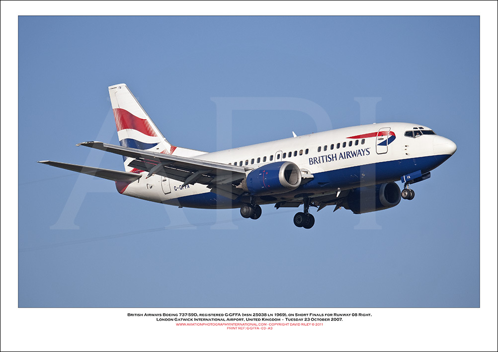 G-GFFA - British Airways Boeing 737-59D (Msn 25038 ln 1969) - 03