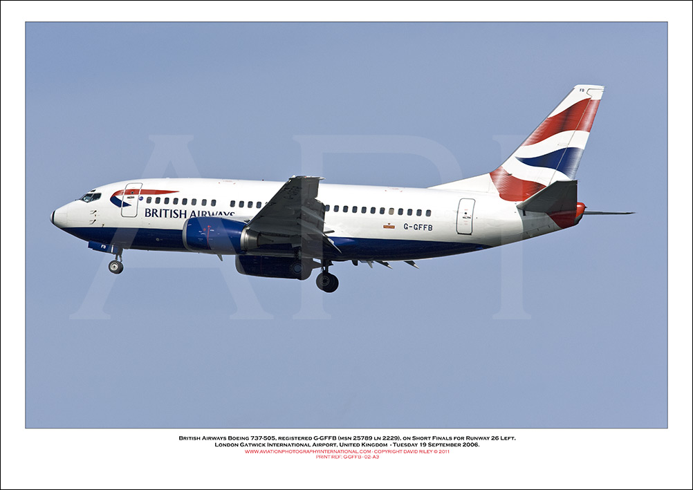 G-GFFB - British Airways Boeing 737-505  (Msn 25789 ln 2229) - 02