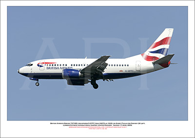 G-GFFC - British Airways Boeing 737-505 (Msn 24272 ln 1923) - 02