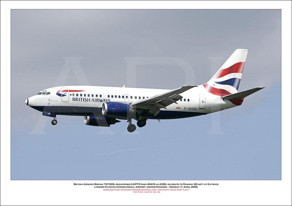 G-GFFD - British Airways Boeing 737-59D (Msn 26419 ln 2186) - 02