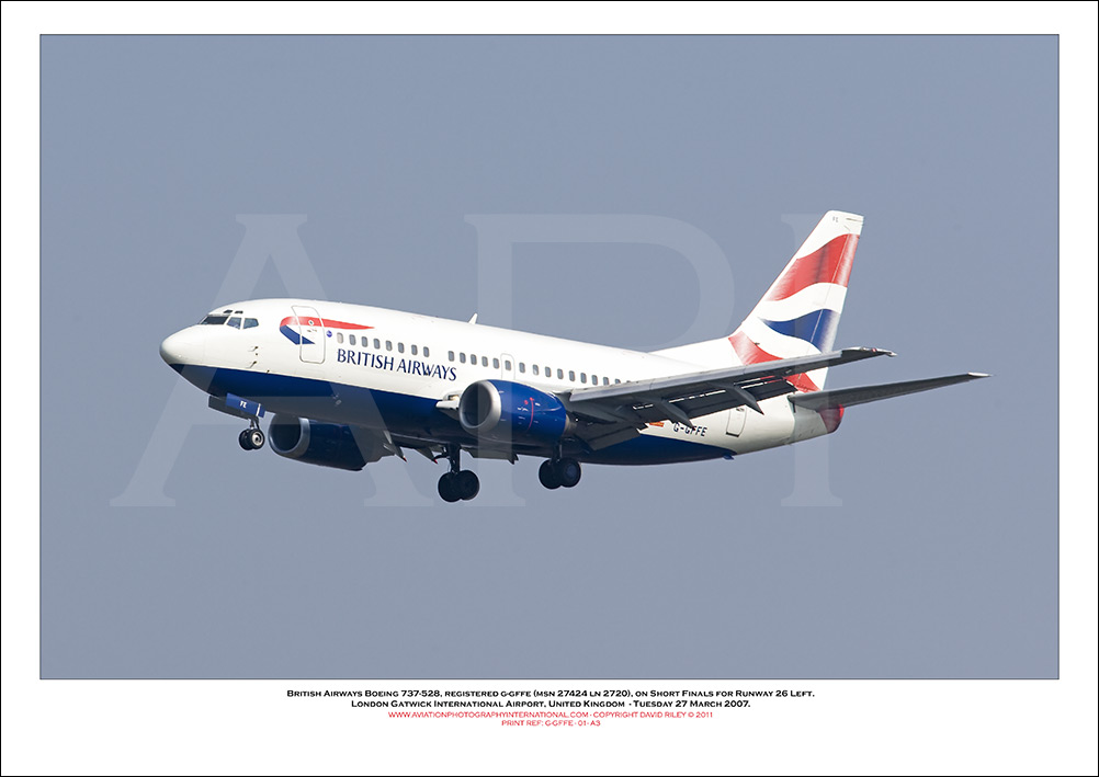 G-GFFE - British Airways Boeing 737-528 (Msn 27424 ln 2720) - 01