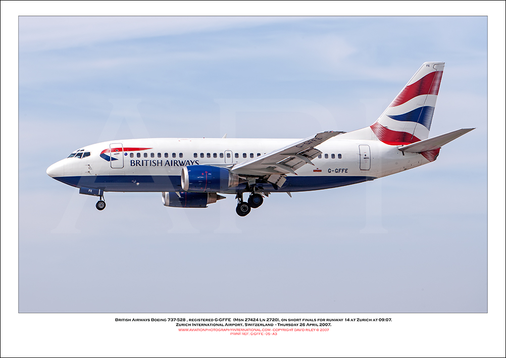 G-GFFE - British Airways Boeing 737-528 (Msn 27424 ln 2720) - 05