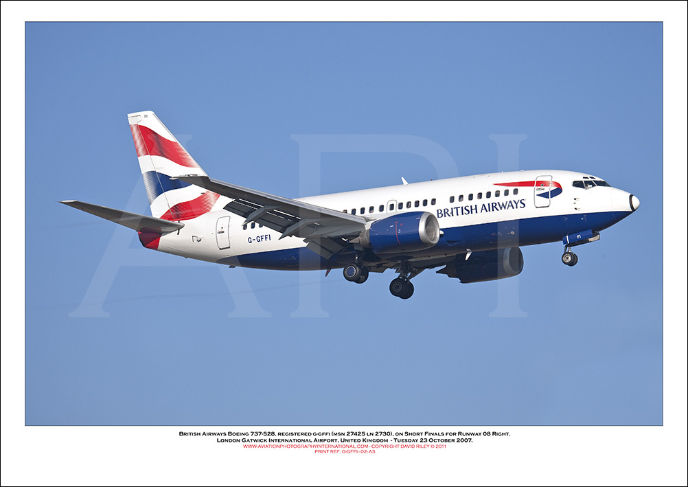 G-GFFI - British Airways Boeing 737-528 (Msn 27425 ln 2730) - 02