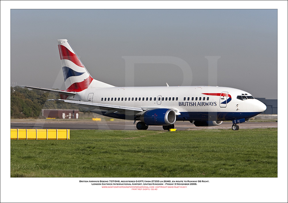 G-GFFJ - British Airways Boeing 737-5H6 (Msn 27355 ln 2646) - 02