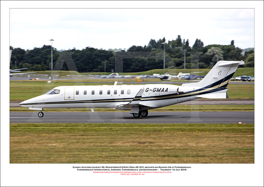 G-GMAA - Gamma Aviation Learjet 45  (Msn 45-167) - 01