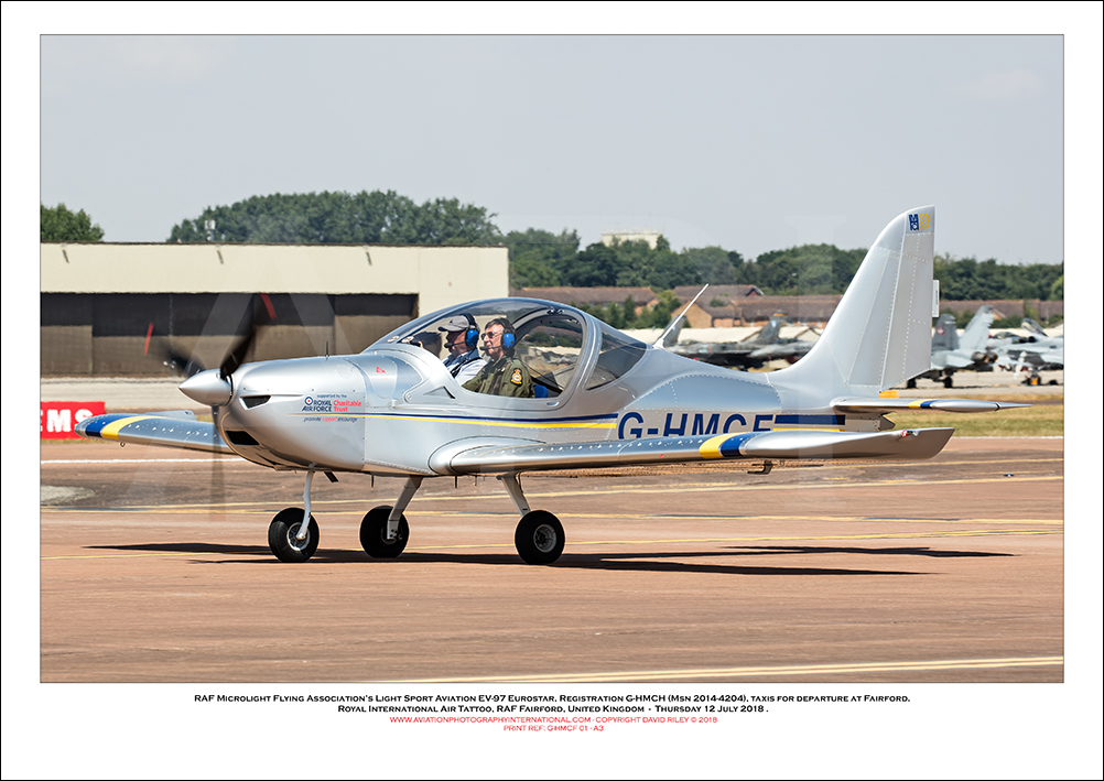G-HMCF - RAF Microlight Flying Association�s Light Sport Aviation EV-97 Eurostar  (Msn 2014-4204) - 01
